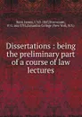 Dissertations - Kent James
