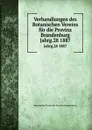 Verhandlungen des Botanischen Vereins. Jahrgang 28 - P. Ascherson, E. Koehne, F. Dietrich