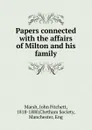 Papers - John Fitchett Marsh