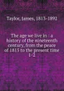 The age we live in - James Taylor
