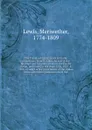 The Travels of Capts. LewisandClarke microform - Meriwether Lewis