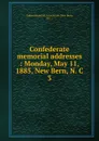 Confederate memorial addresses - Ladies Memorial Association