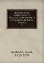 Bibliotheque sulpicienne. Tome 3 - Louis Bertrand