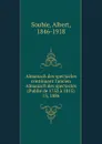 Almanach des spectacles. Tome 13 - Albert Soubies