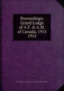 Proceedings - Grand Lodge of Canada