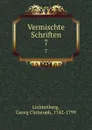 Physikalische und mathematische Schriften - Georg Christoph Lichtenberg