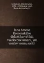 Jana Amose Komenskeho didaktika velika, vseobecne umeni, jak vsecky vsemu uciti - Johann Amos Comenius