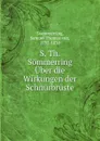 Wirkungen der Schnurbruste - Samuel Thomas von Soemmerring