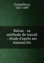 Balzac - Champfleury