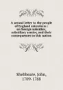 A second letter to the people of England microform - John Shebbeare