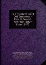 15-17 Modern Greek Old Testament - Ezra Nehemiah Nehemie Esther Ester - 1872 - Nehemiah Ezra