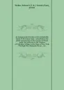 An inaugural dissertation on the perspirable fluids of the human body - Richard L. Walker