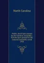 Public-local laws passed by the General Assembly - North Carolina