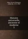 Histoire universelle, ancienne et moderne - Louis Philippe Ségur