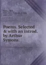 Poems. Selected . - Keats John
