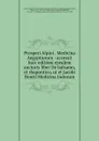 Prosperi Alpini . Medicina Aegyptiorum - Prosper Alpini