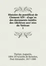 Histoire du pontificat de Clement XIV - Augustin Theiner