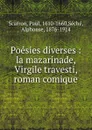 Poesies diverses - Paul Scarron