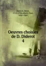 Oeuvres choisies de D. Diderot - Denis Diderot