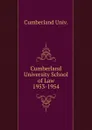 Cumberland University School of Law - Cumberland Univ