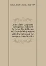 A list of the Longicorn Coleoptera - Charles Joseph Gahan