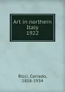Art in northern Italy - Corrado Ricci