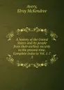 A history of the United States and its people from their earliest records to the present time. Complete index to Vol. 1-7 - Elroy McKendree Avery