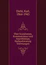 Uber Sozialismus, Kommunismus und Anarchismus - Karl Diehl