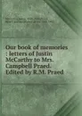Our book of memories - Justin McCarthy