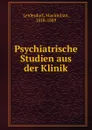 Psychiatrische Studien aus der Klinik - Maximilian Leidesdorf