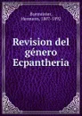 Revision del genero Ecpantheria - Hermann Burmeister