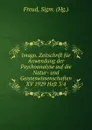 Imago. Zeitschrift fur Anwendung der Psychoanalyse auf die Natur- und Geisteswissenschaften XV 1929 Heft 3/4 - Sigmund Freud