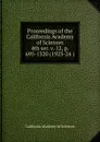 Proceedings of the California Academy of Sciences - California Academy of Sciences
