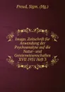 Imago. Zeitschrift fur Anwendung der Psychoanalyse auf die Natur- und Geisteswissenschaften XVII 1931 Heft 3 - Sigmund Freud