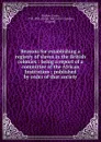 Reasons for establishing a registry of slaves in the British colonies - James Stephen
