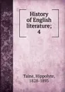 History of English literature - Taine Hippolyte