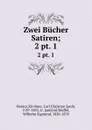 Zwei Bucher Satiren - Horace
