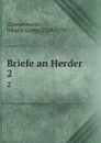 Briefe an Herder - Johann Georg Zimmermann