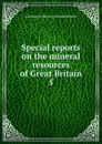 Special reports on the mineral resources of Great Britain - Geological Survey of Great Britain