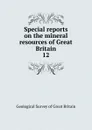 Special reports on the mineral resources of Great Britain - Geological Survey of Great Britain