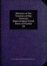 Minutes of the Trustees of the Internal Improvement Fund, State of Florida - Florida Trustees of the Internal Improvement Fund