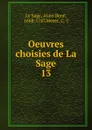 Oeuvres choisies de La Sage - Alain René le Sage