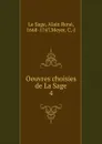 Oeuvres choisies de La Sage - Alain René le Sage