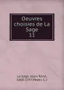 Oeuvres choisies de La Sage - Alain René le Sage