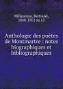 Anthologie des poetes de Montmartre - Bertrand Millanvoye