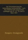 Die Zertrummerung des Siebenburger Sachsenlandes - Hungary. Orzággyulés