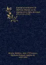 Journal et memoires de Mathieu Marais sur la regence et le regne de Louis XV (1715-1737) - Mathieu Marais