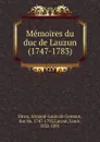 Memoires du duc de Lauzun (1747-1783) - Armand-Louis de Gontaut Biron