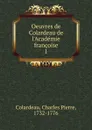 Oeuvres de Colardeau de l.Academie francoise - Charles Pierre Colardeau