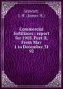 Commercial fertilizers - James H. Stewart